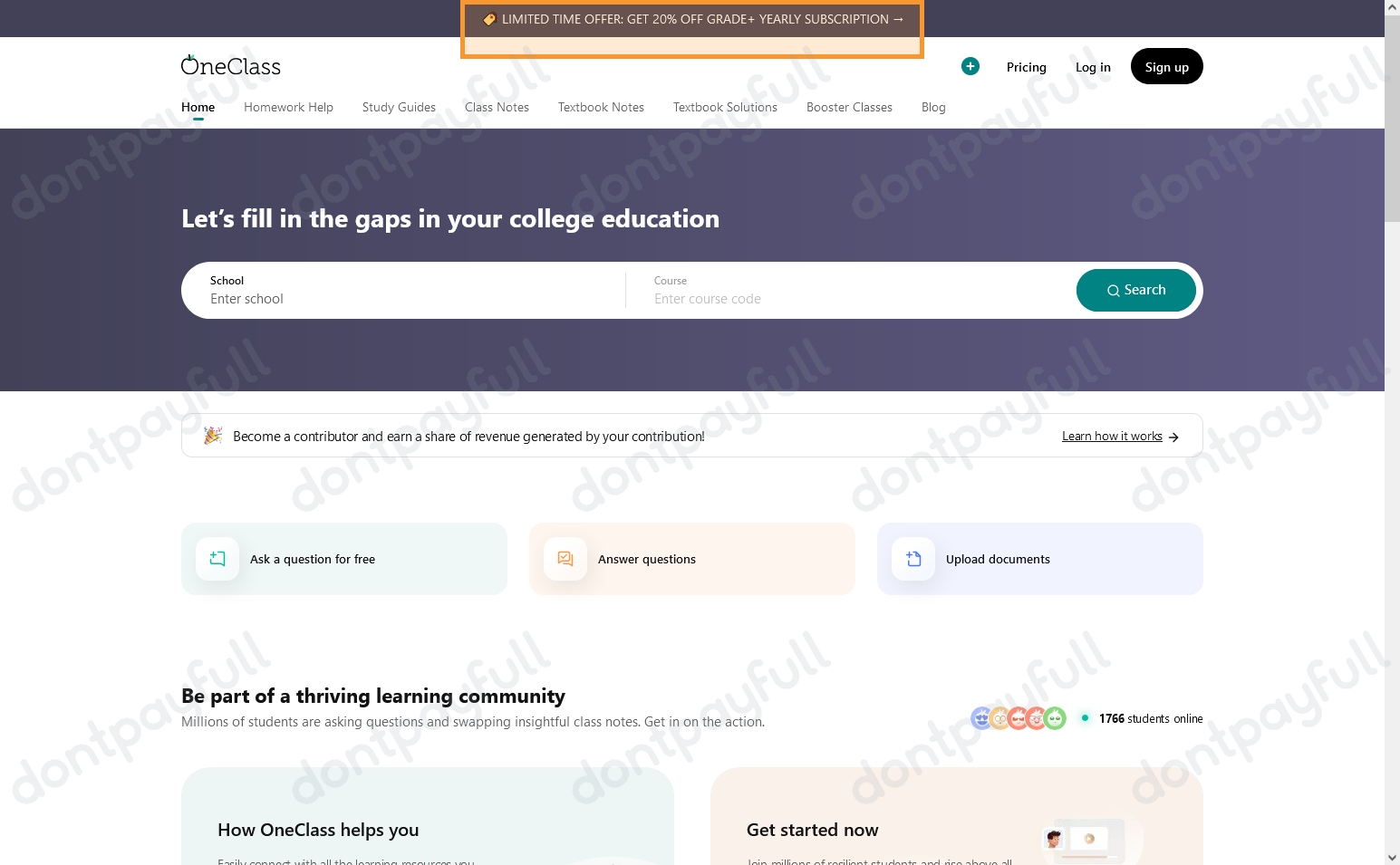 20% Off OneClass Coupon, Promo Code - Oct 2022