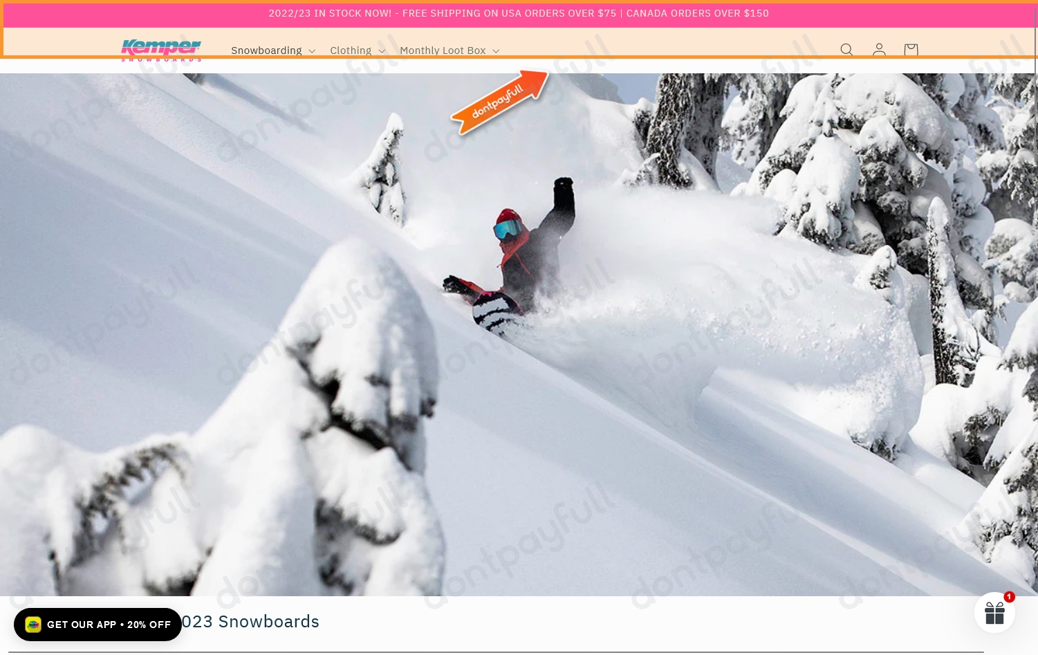 20 Off Kemper Snowboards Coupon, Promo Code Dec 2022