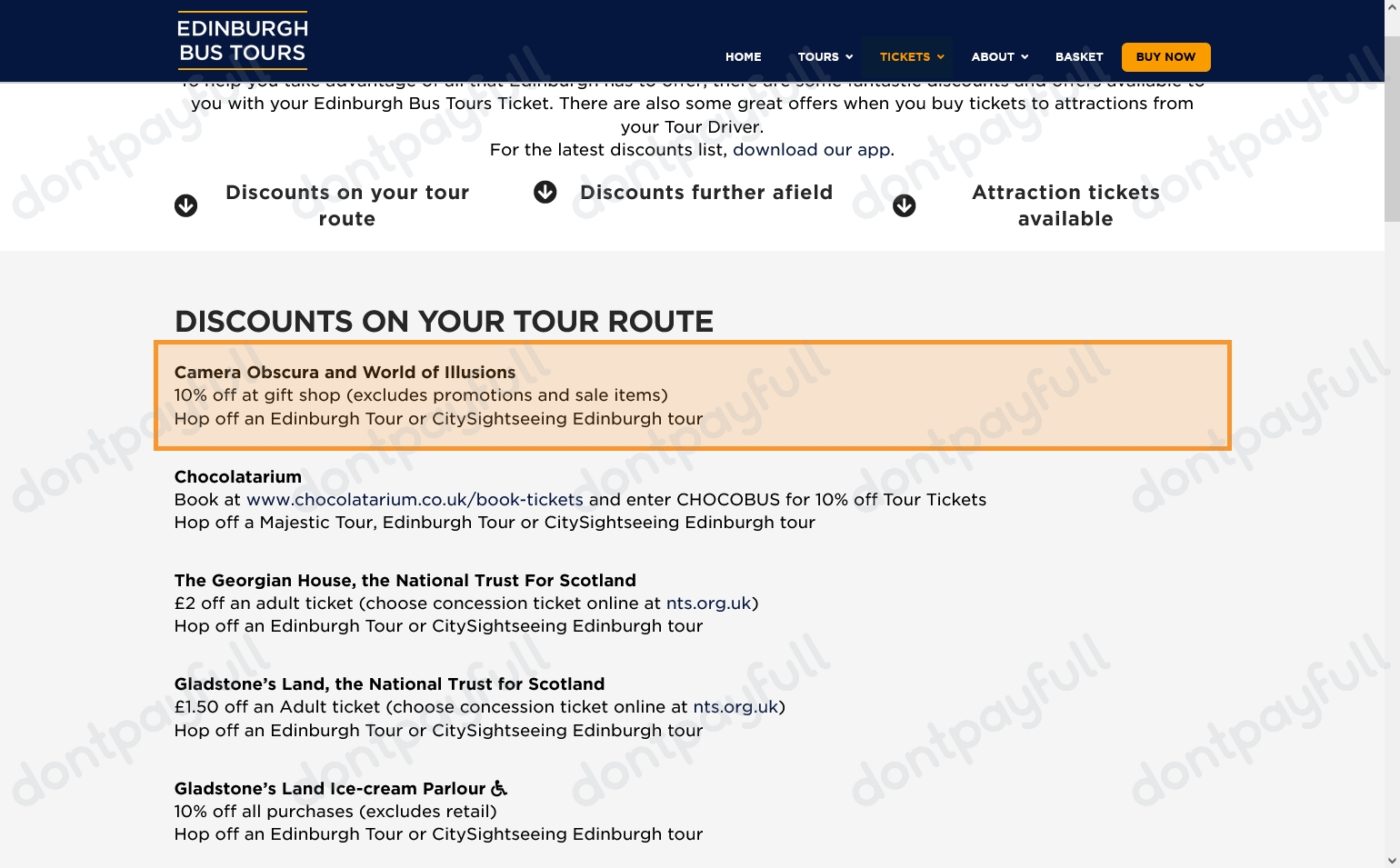 10 Off Edinburgh Bus Tours Coupon, Promo Code Feb 2023