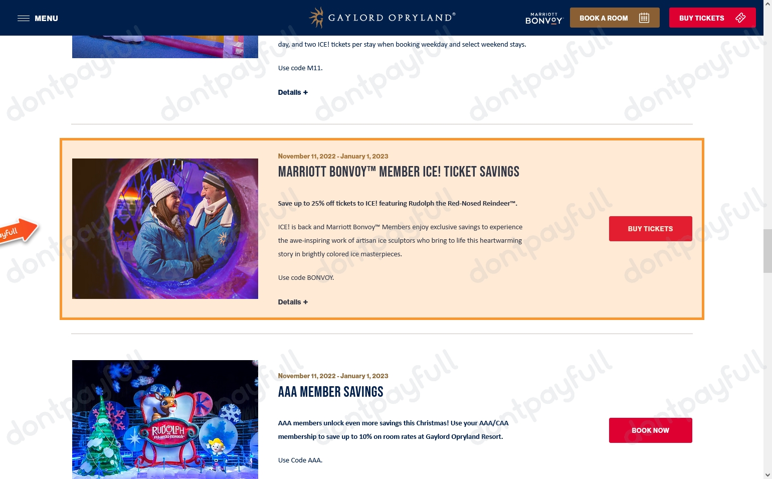 50% Off Gaylord Hotels Coupon, Promo Code - Nov 2022