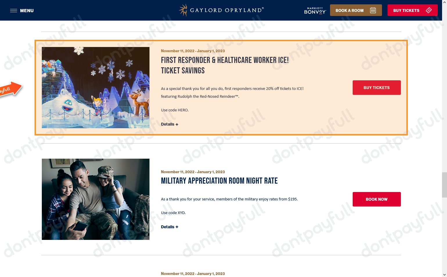 Ice gaylord rockies coupon code