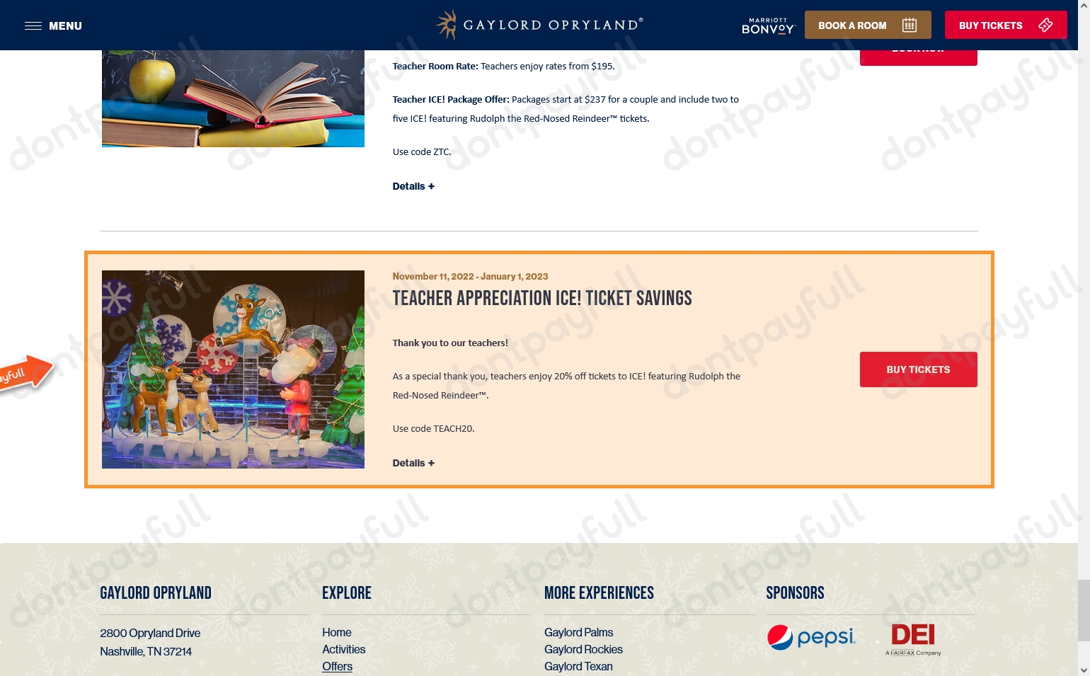 50% Off Gaylord Hotels Coupon, Promo Code - Nov 2022