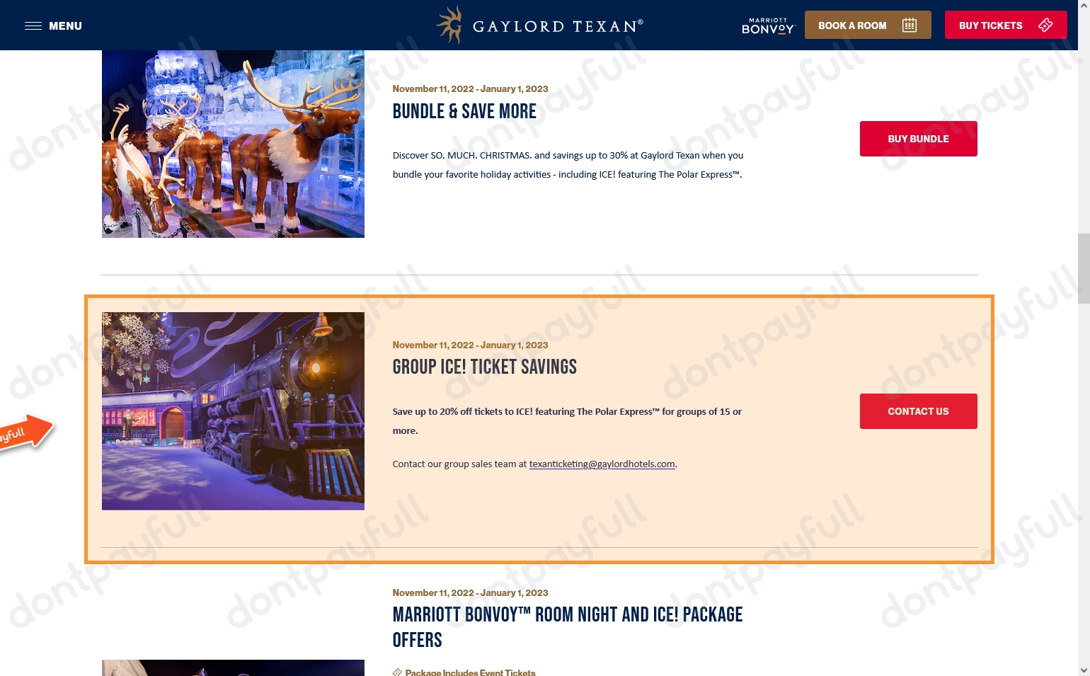Ice gaylord palms coupon code