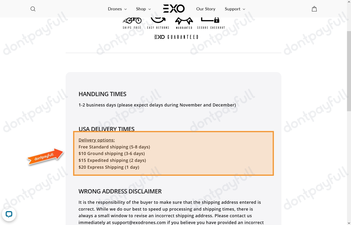 exo drones coupons