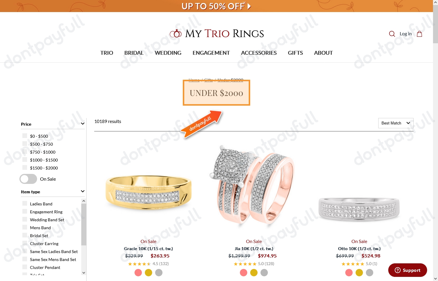 40 Off My Trio Rings COUPON CODE ⇨ February 2024
