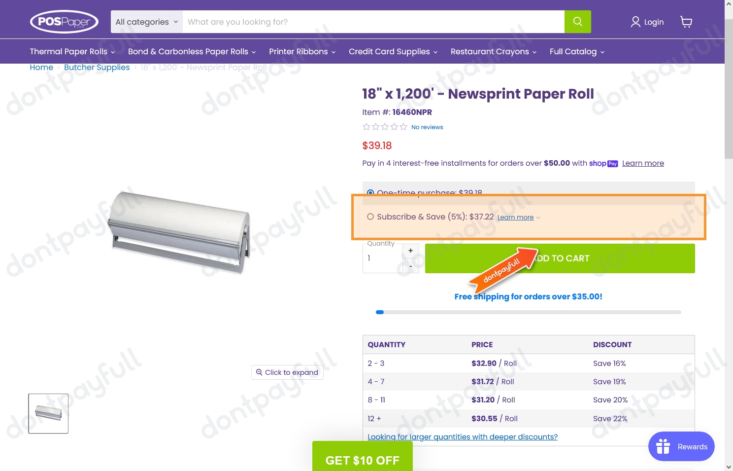 Till roll giant coupon code