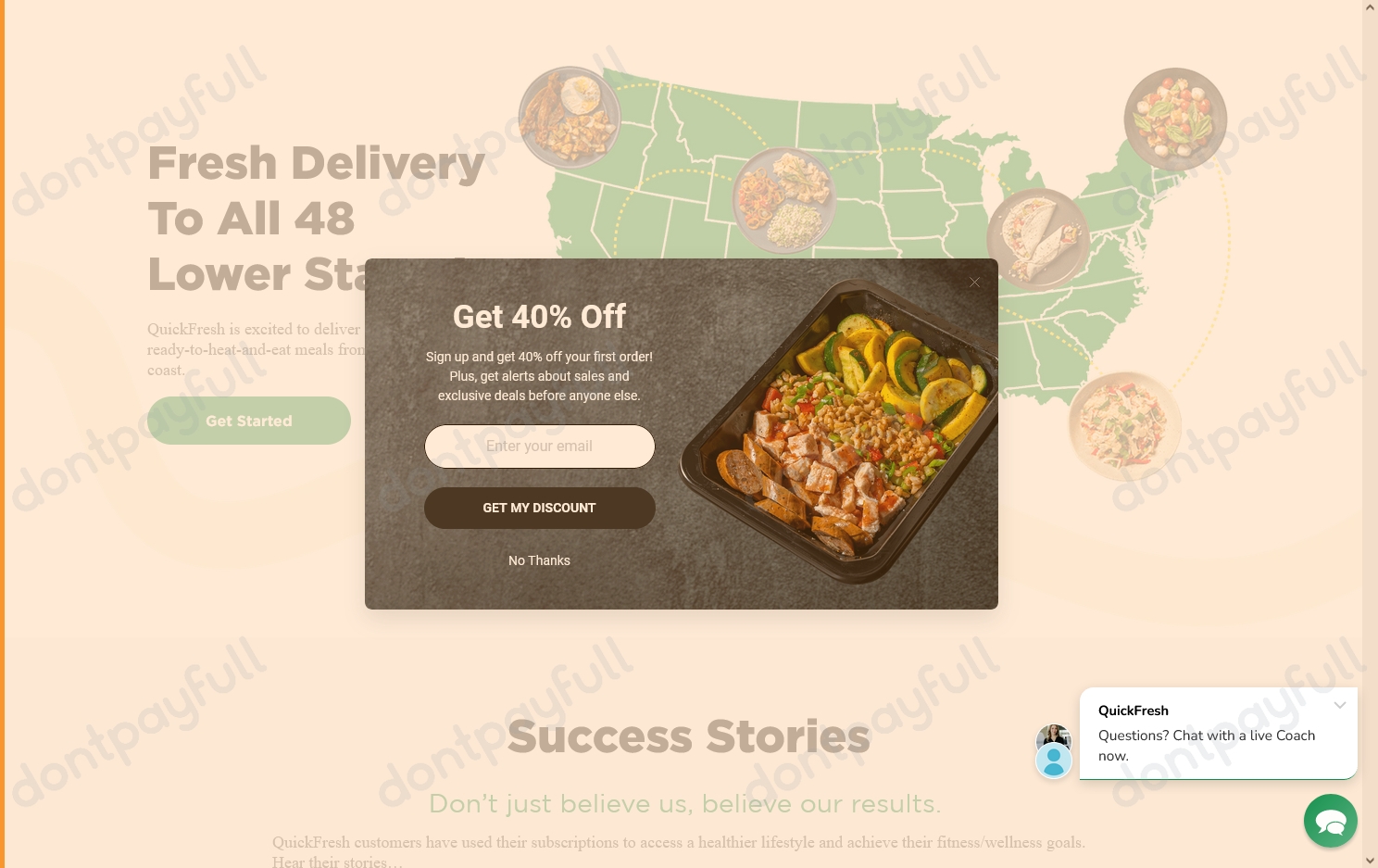 40 Off QuickFresh COUPONS (1 ACTIVE) September 2024