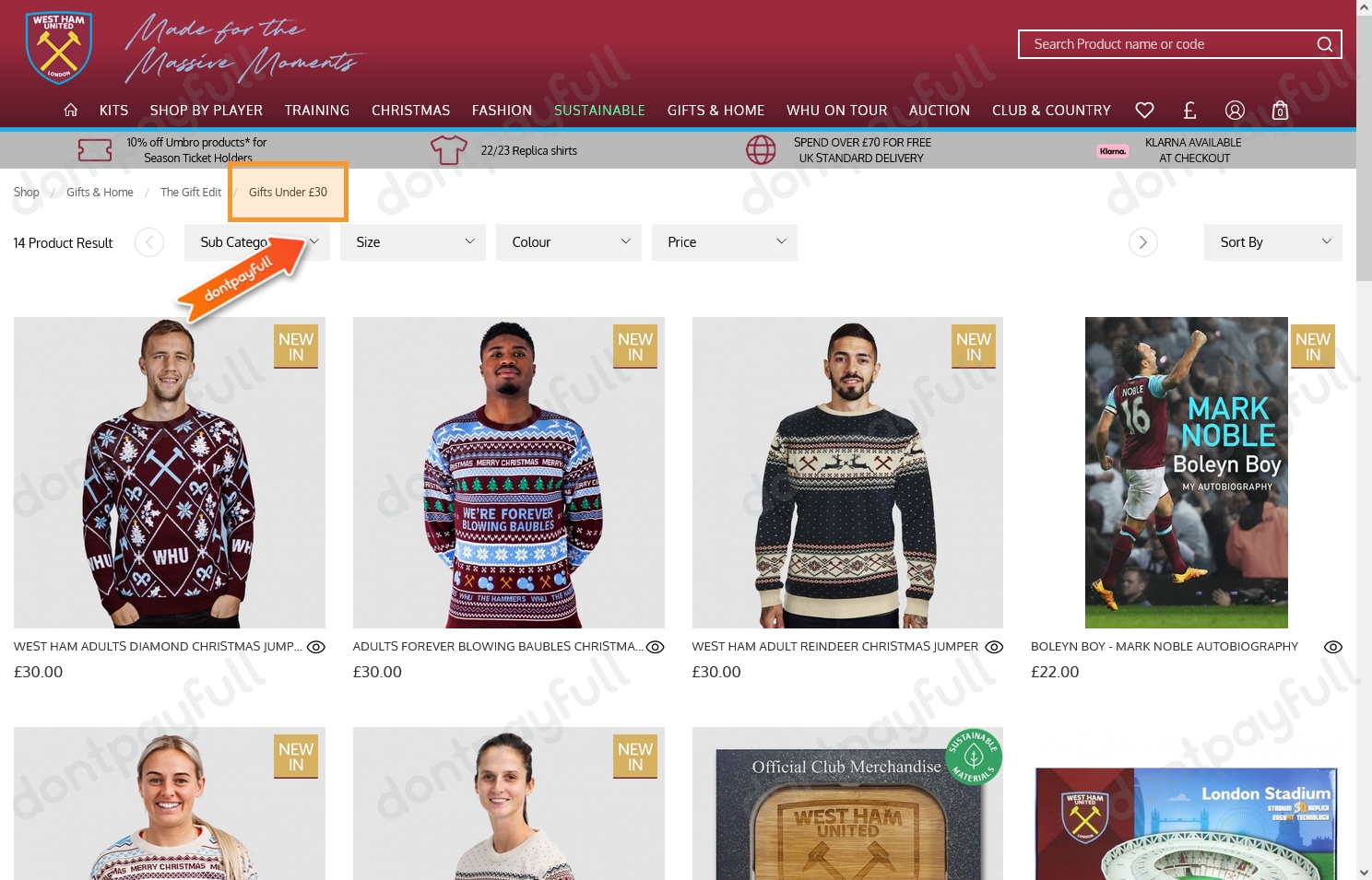 85 Off West Ham United PROMO CODES September 2024