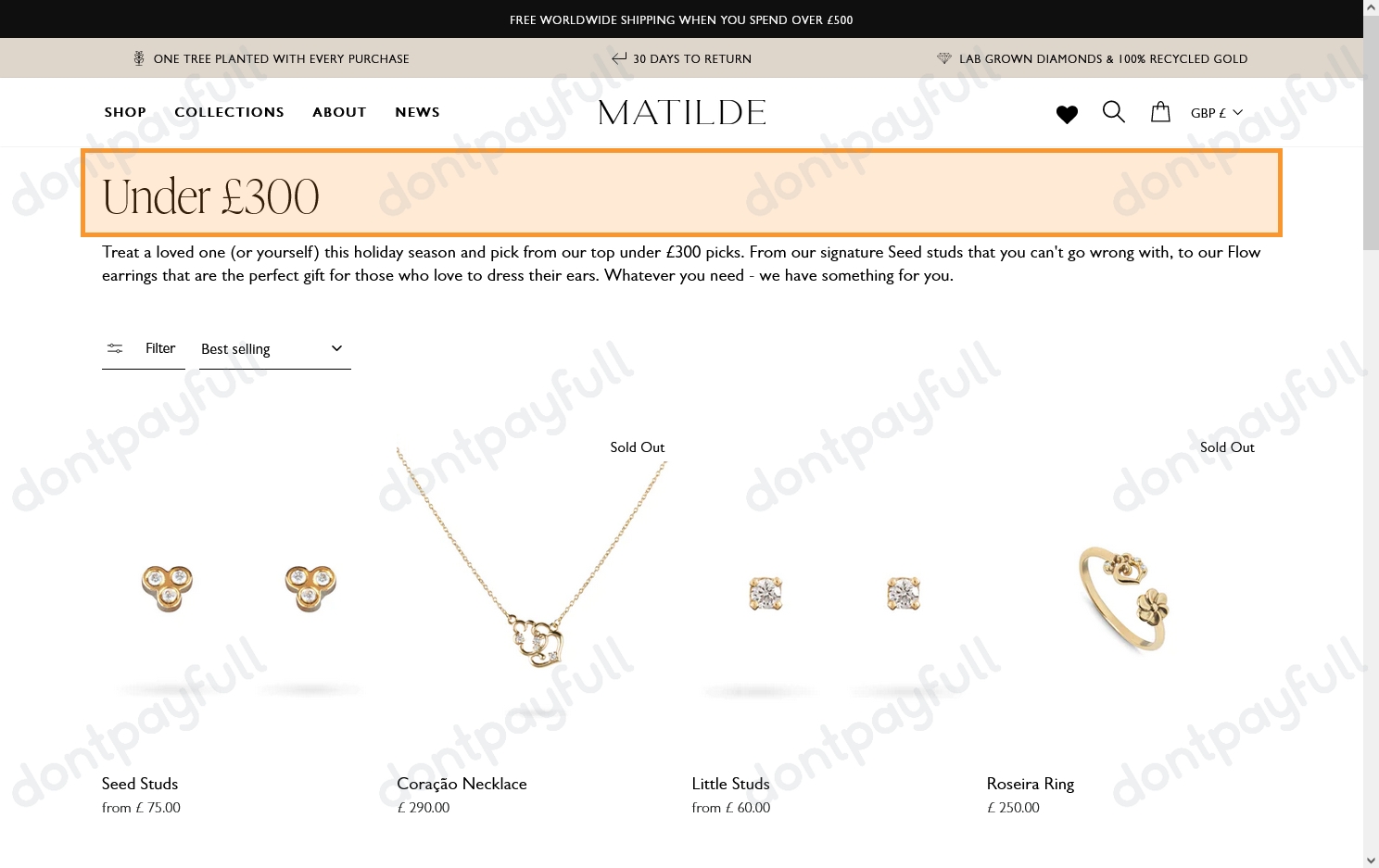 10 Off Matilde Jewellery DISCOUNT CODE ⇨ August 2024