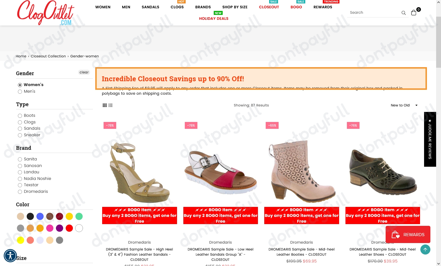 Clog on sale outlet coupon