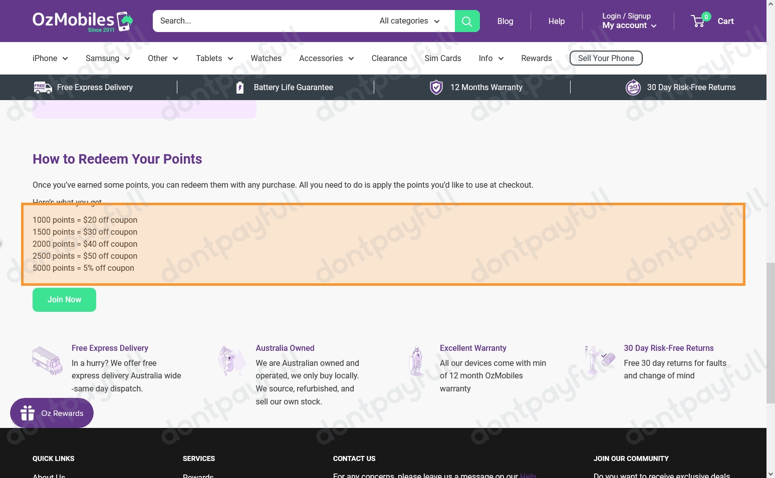 70 Off OzMobiles DISCOUNT CODES ⇨ September 2024
