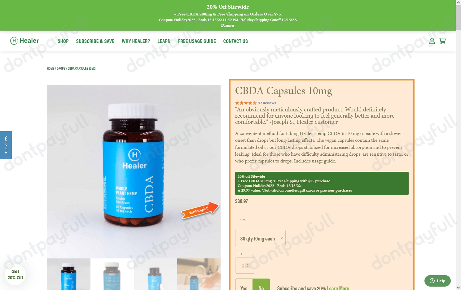 41 Off Healer CBD COUPONS (14 ACTIVE) October 2024