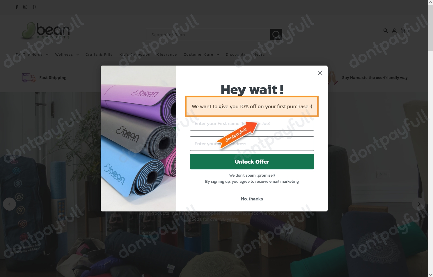 45 Off Bean Products COUPON CODES September 2024