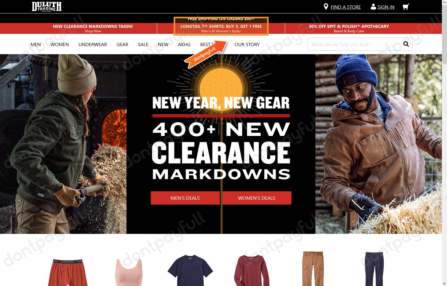 65 Off Duluth Trading Coupon, Promo Codes Feb 2025
