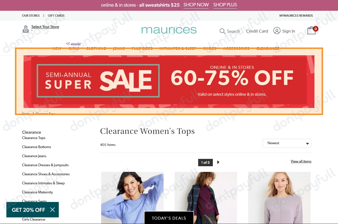 75 Off Maurices Coupon, Promo Codes June 2023