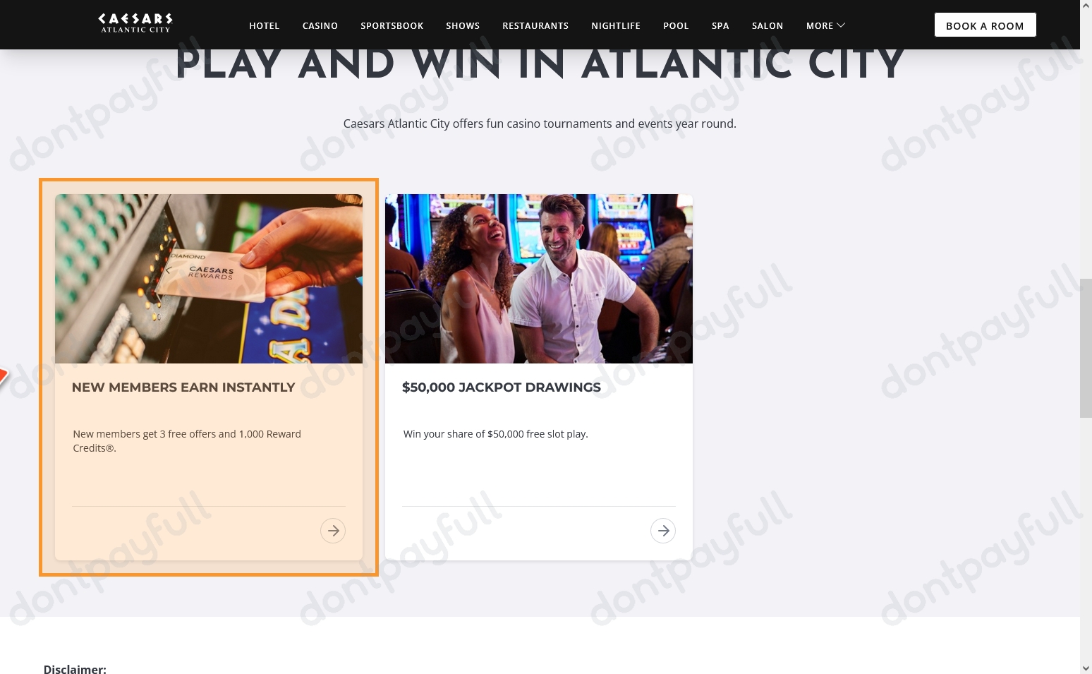 Tropicana Atlantic City Promo Codes, Promotional Codes