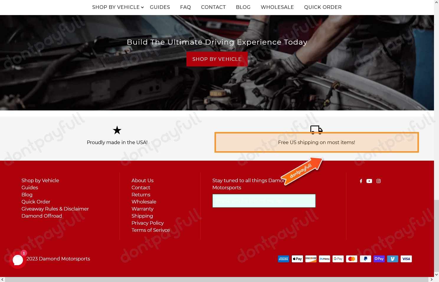 Damond Motorsports Coupons 40 Off Promo Code 2024