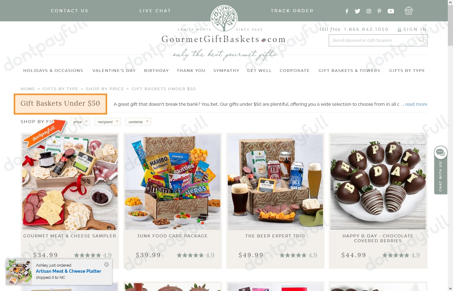 30 Off Gourmet Gift Baskets Coupon, Promo Codes 2024