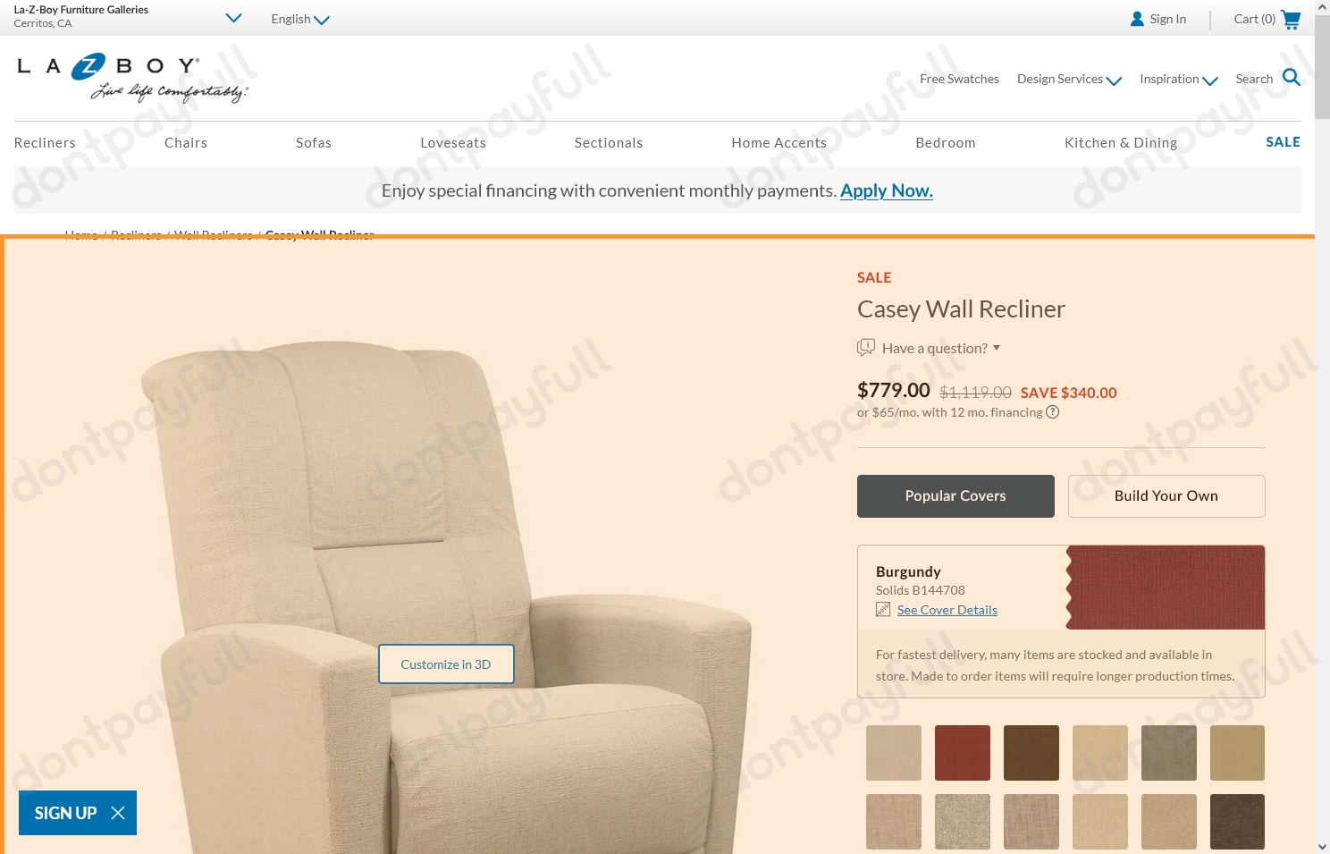 55% Off La-Z-Boy Promo Code, Coupons - June 2024