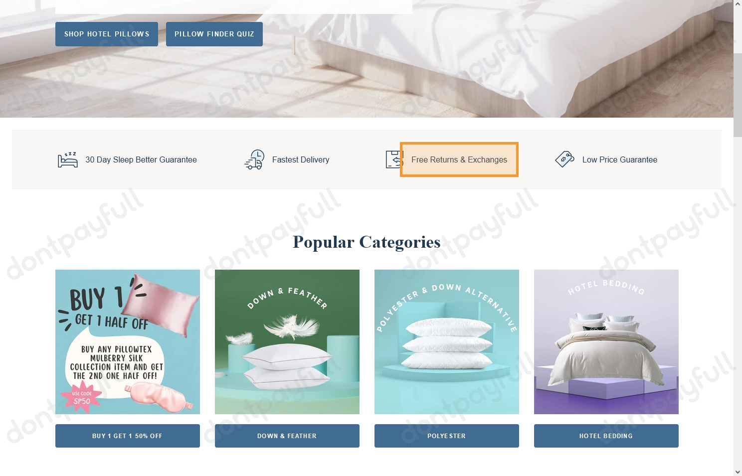 70 Off Pillows Com Coupon Code Promo Codes July 2024