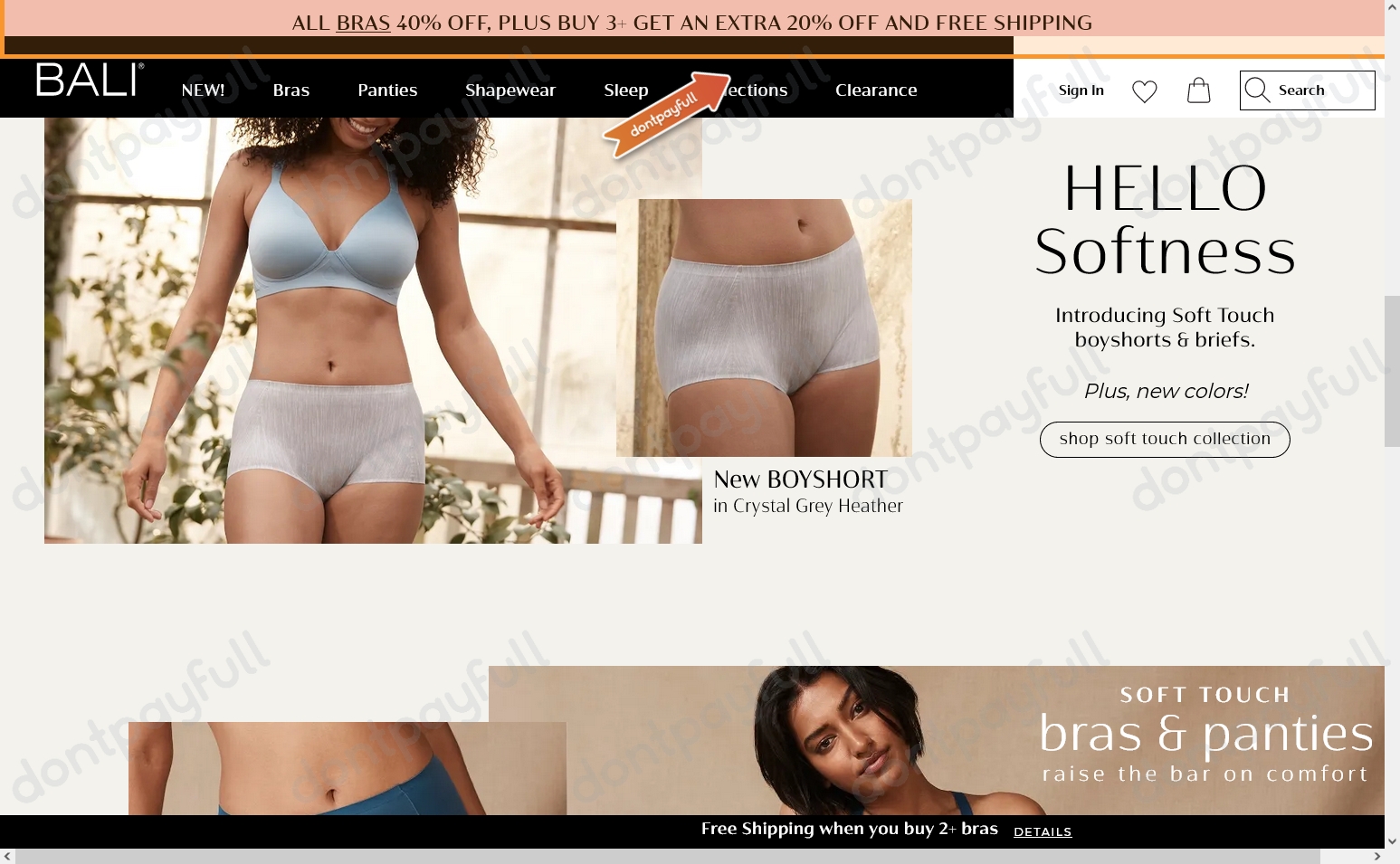 Freshpair: Get Your Panties in a Bunch! 30% Off Bali Panties + NEW