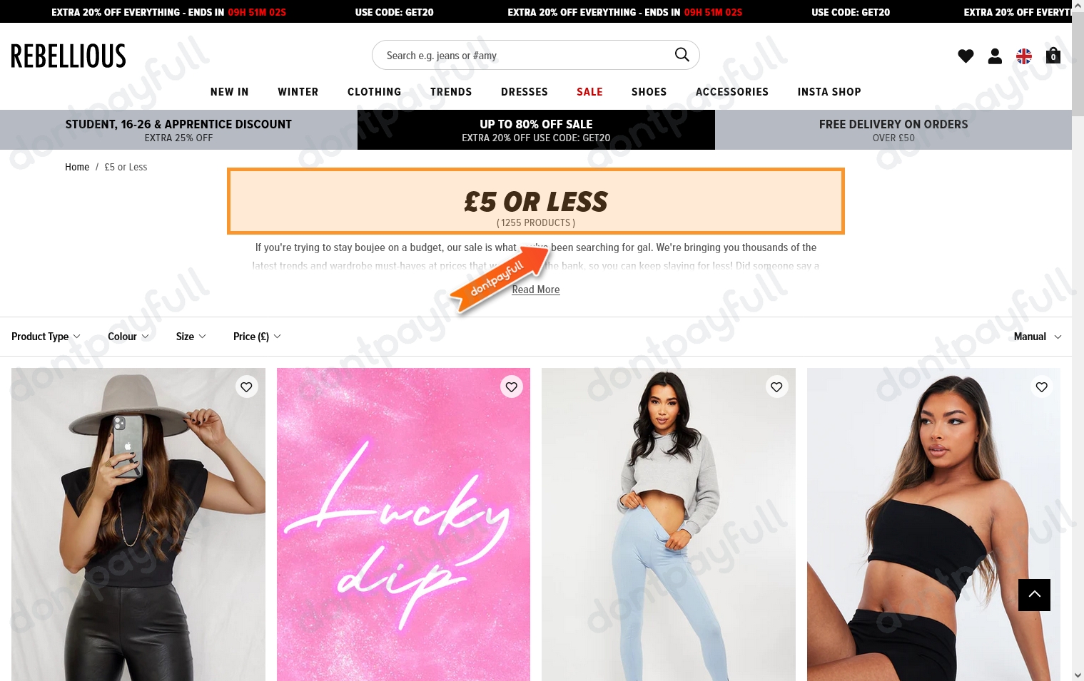 98 Off Rebellious Fashion DISCOUNT CODE ⇨ July 2024