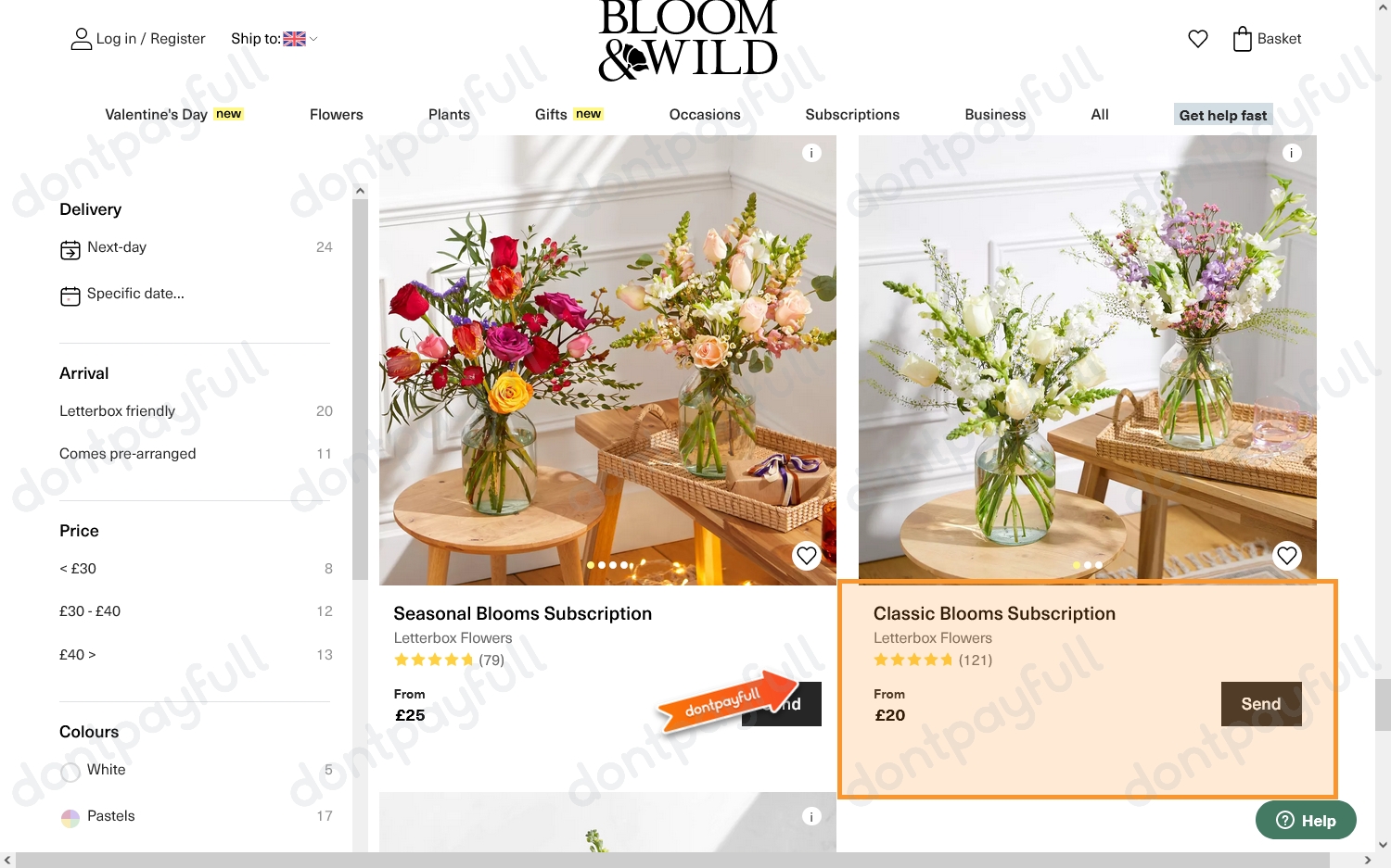 Bloom & Wild Discount Codes 25 OFF Sept. 2024