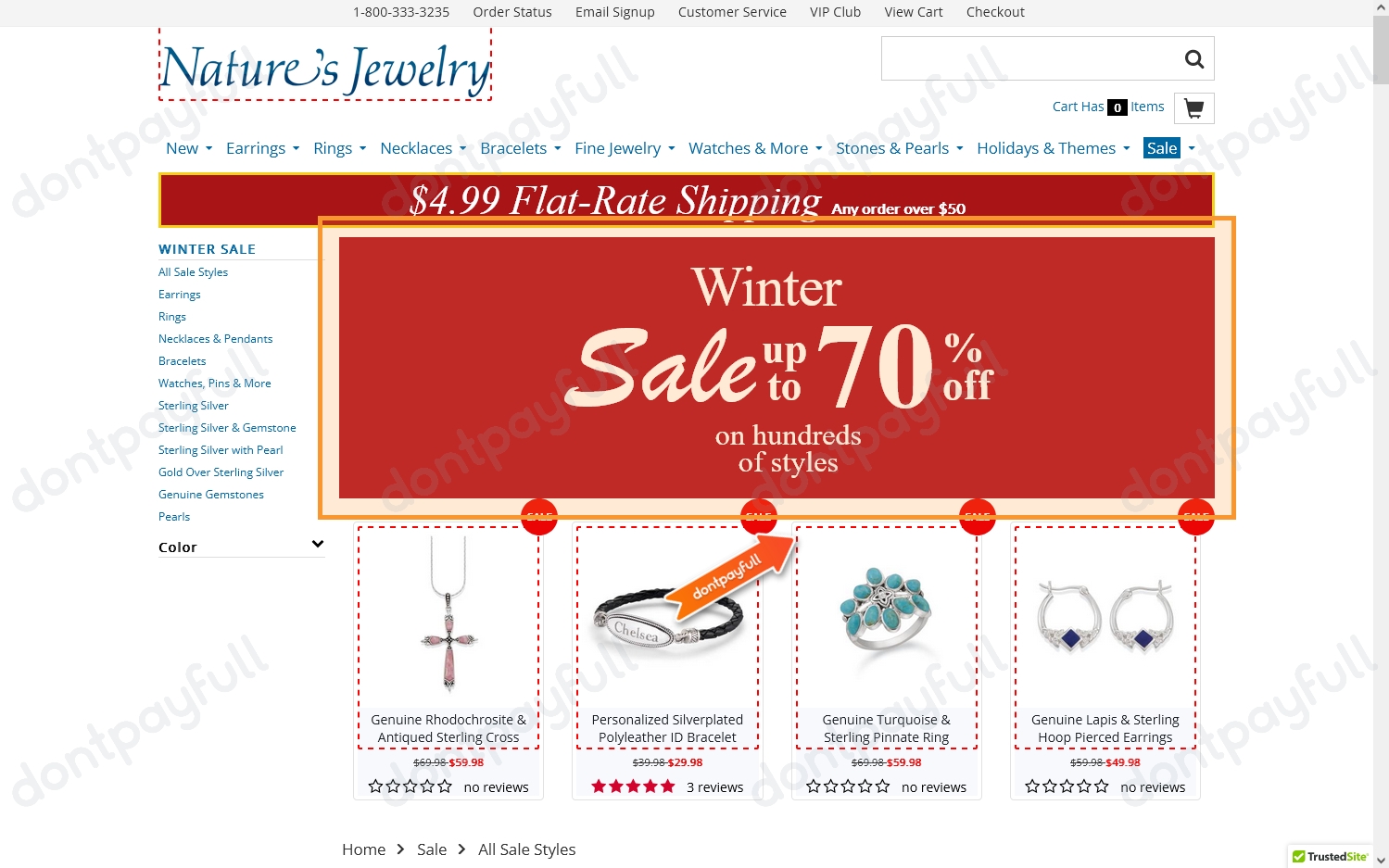 70 Off Nature's Jewelry COUPON ⇨ May 2024