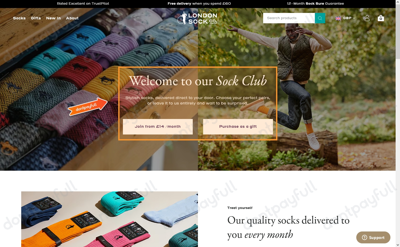 50 Off London Sock Company DISCOUNT CODE ⇨ July 2023