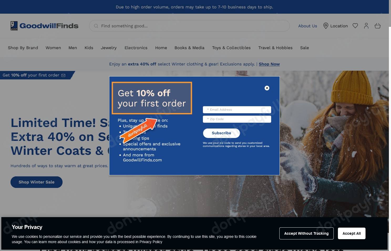 50 Off GoodwillFinds Promo Code, Coupons March 2023
