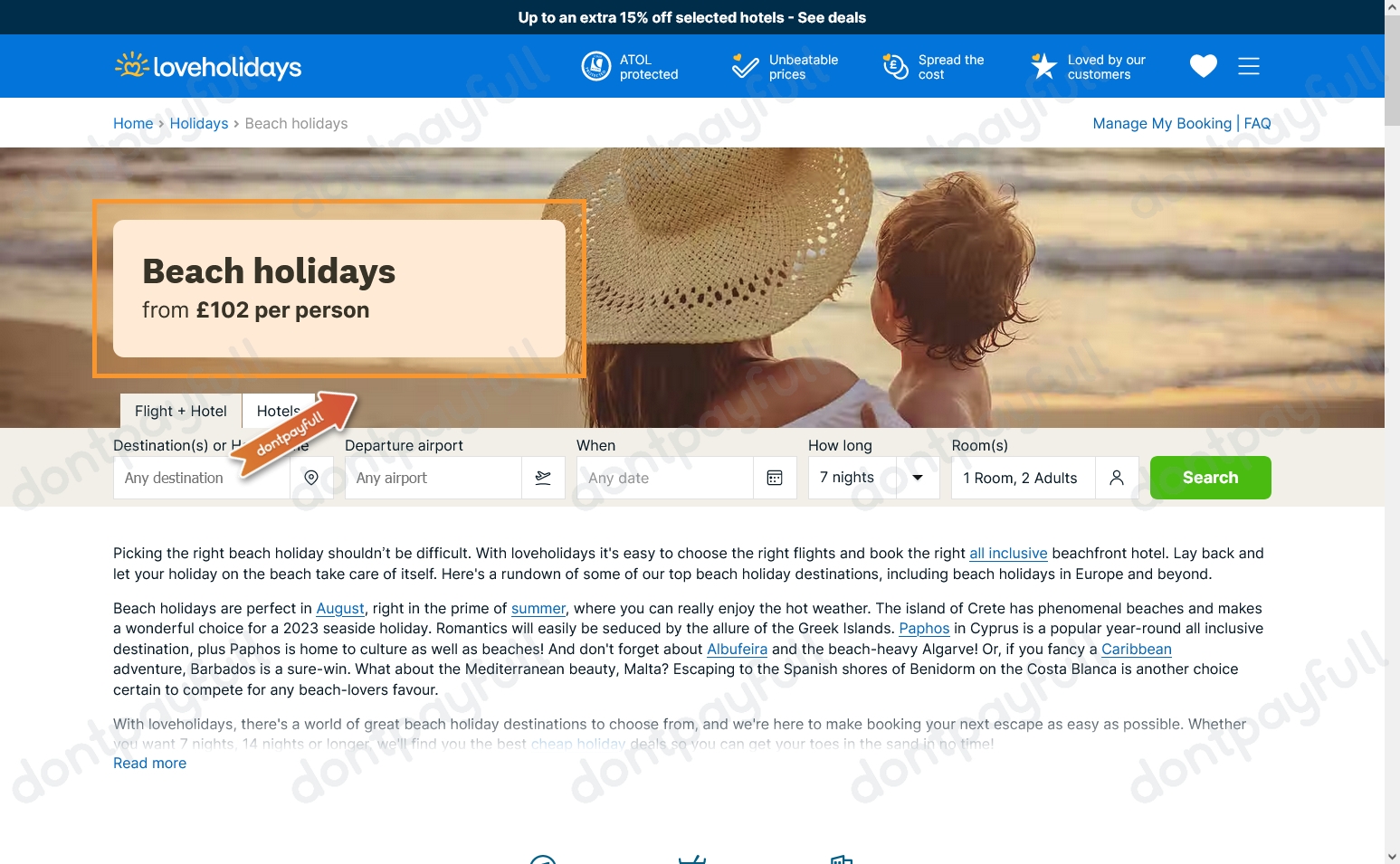 45 Off Love Holidays Discount Code, Promo Codes 2024