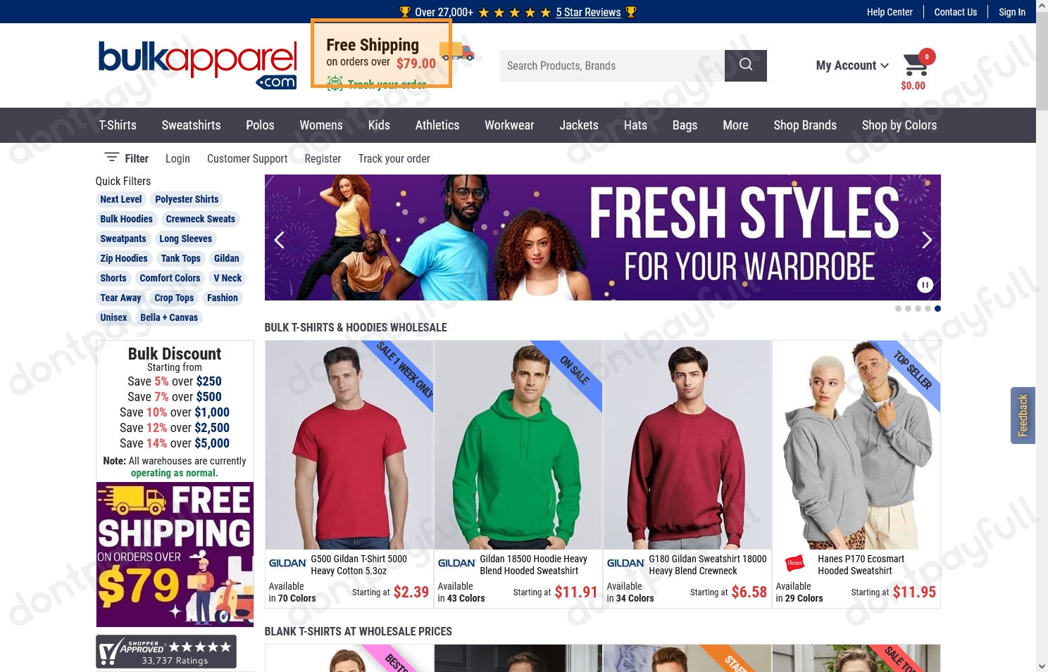 5 Off Bulk Apparel COUPON CODES ⇨ October 2024