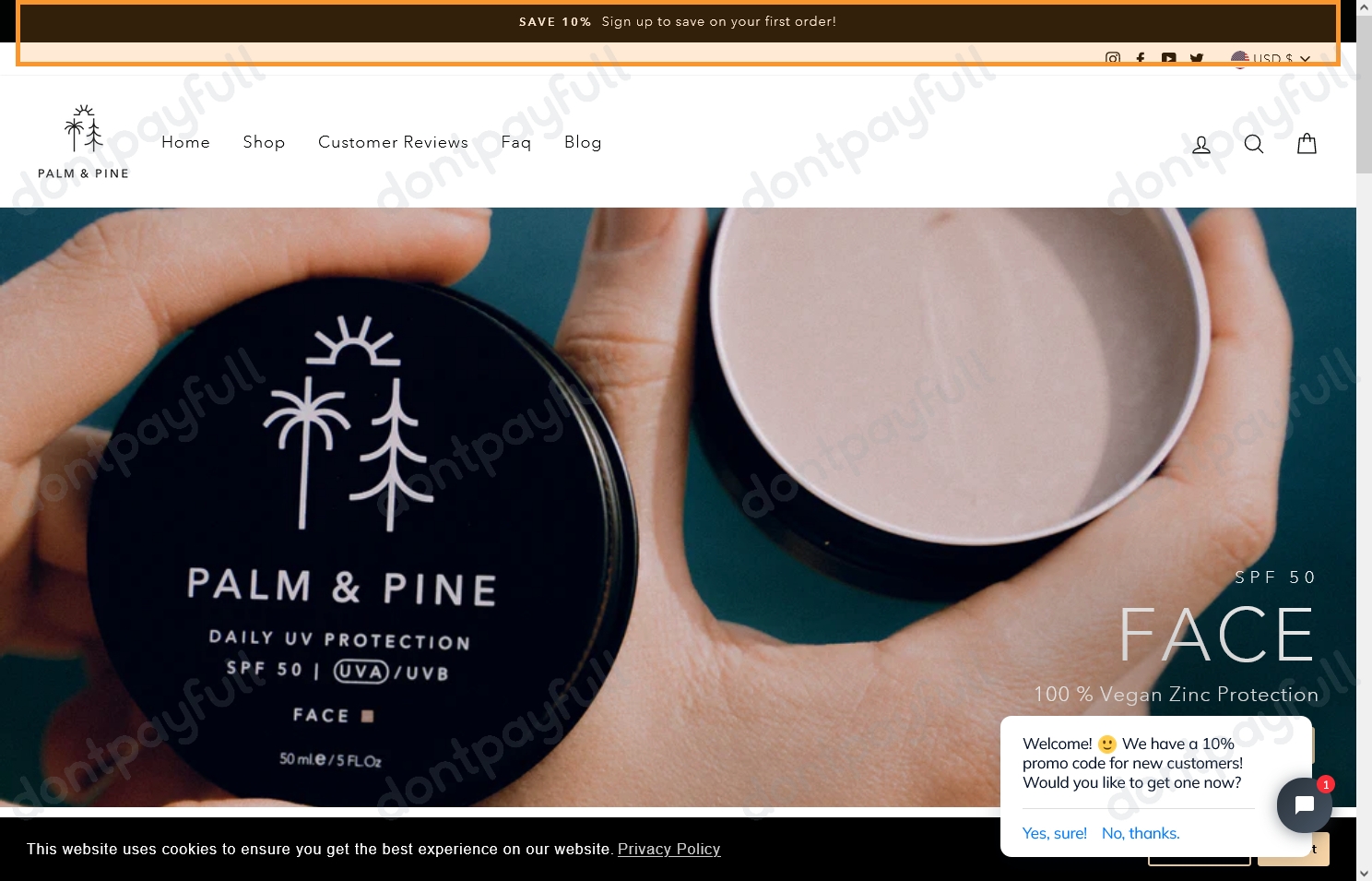 50 Off Palm & Pine COUPONS ⇨ September 2024