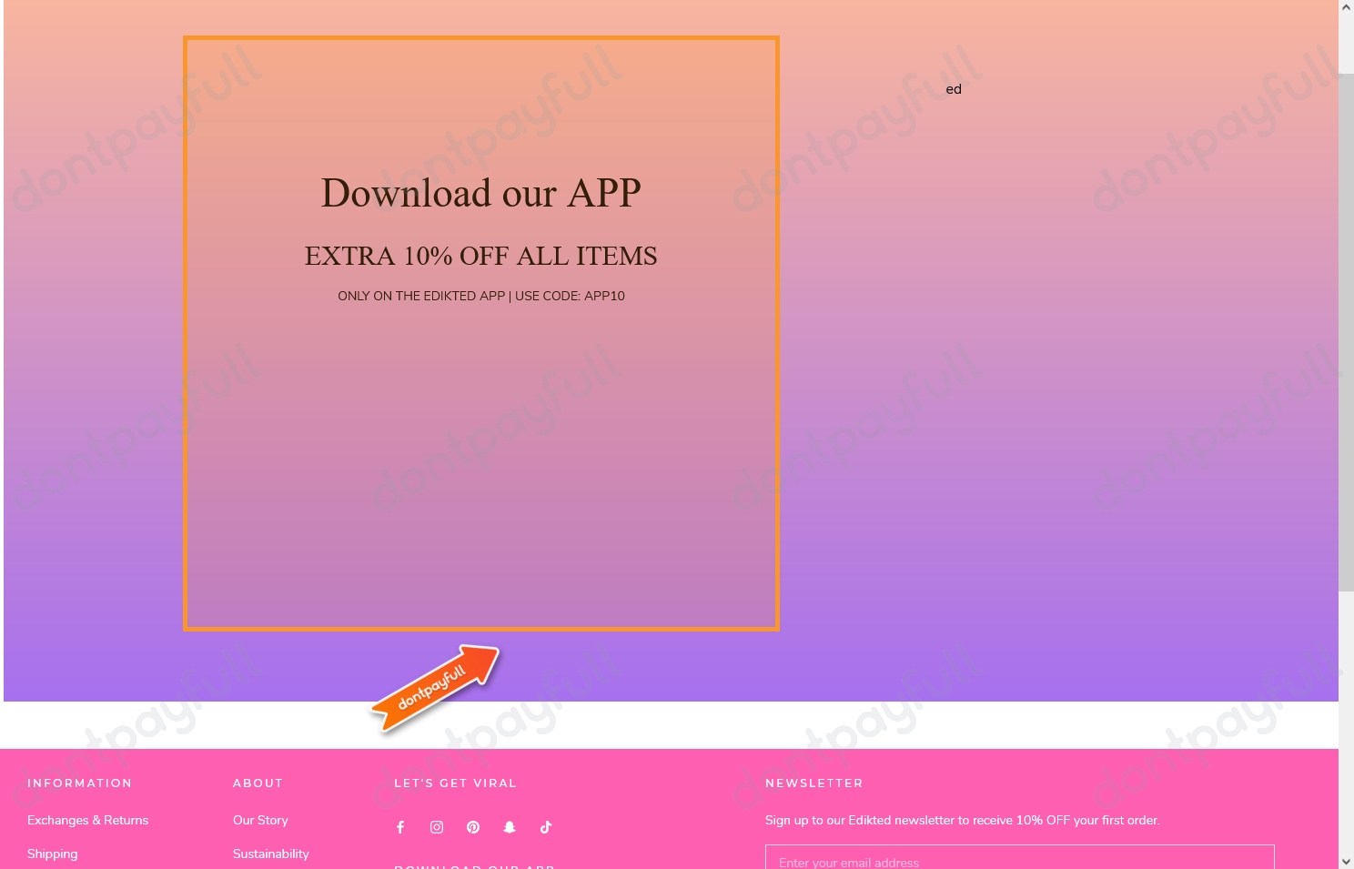 80 Off Edikted DISCOUNT CODE ⇨ (24 ACTIVE) July 2024