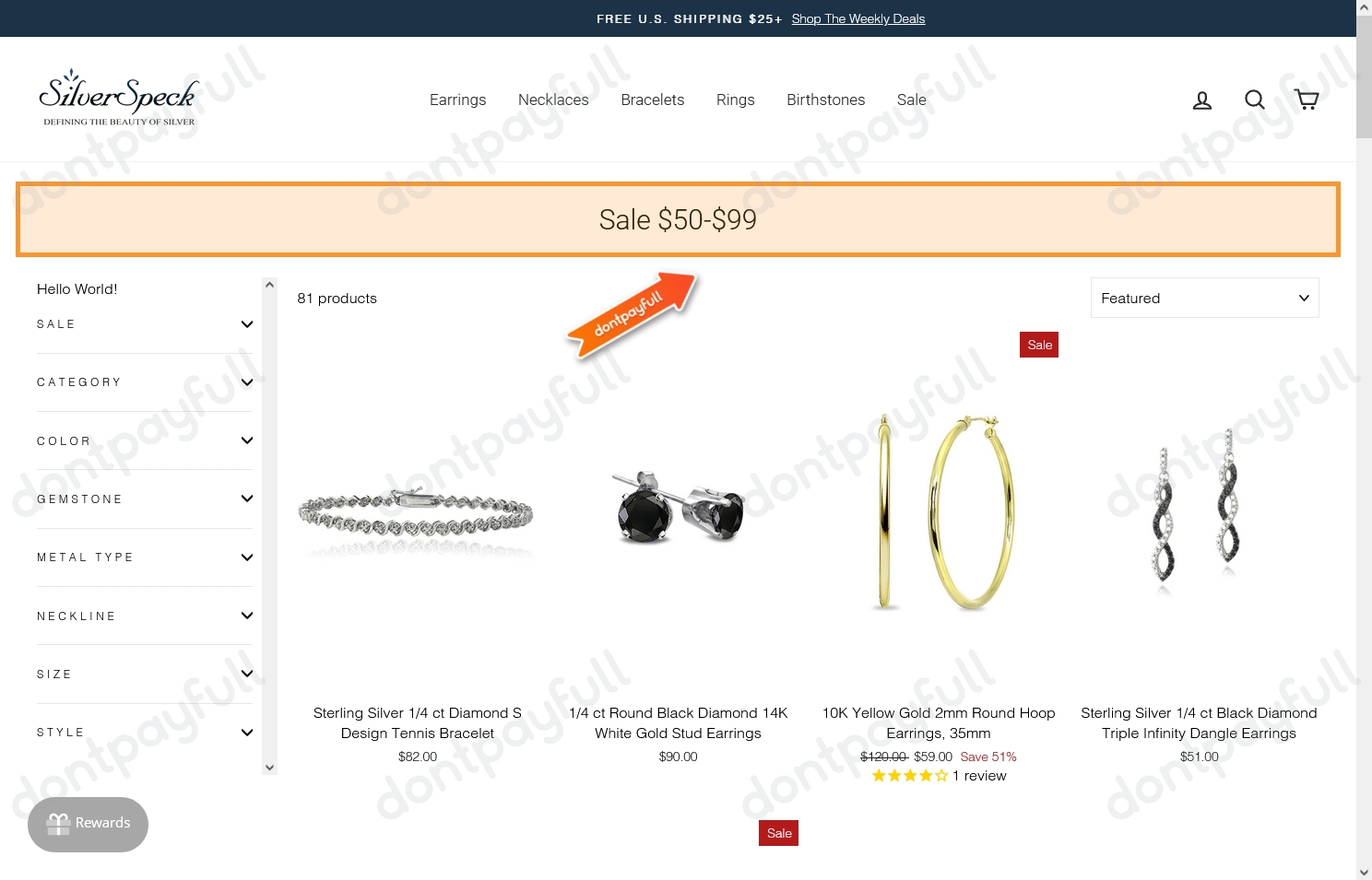 50 Off Silver Speck COUPON CODES ⇨ October 2024