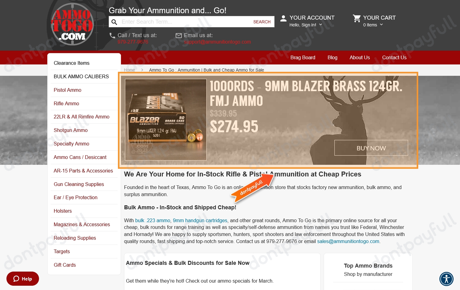 19 Off Ammunition to Go COUPON (15 Active) March 2024