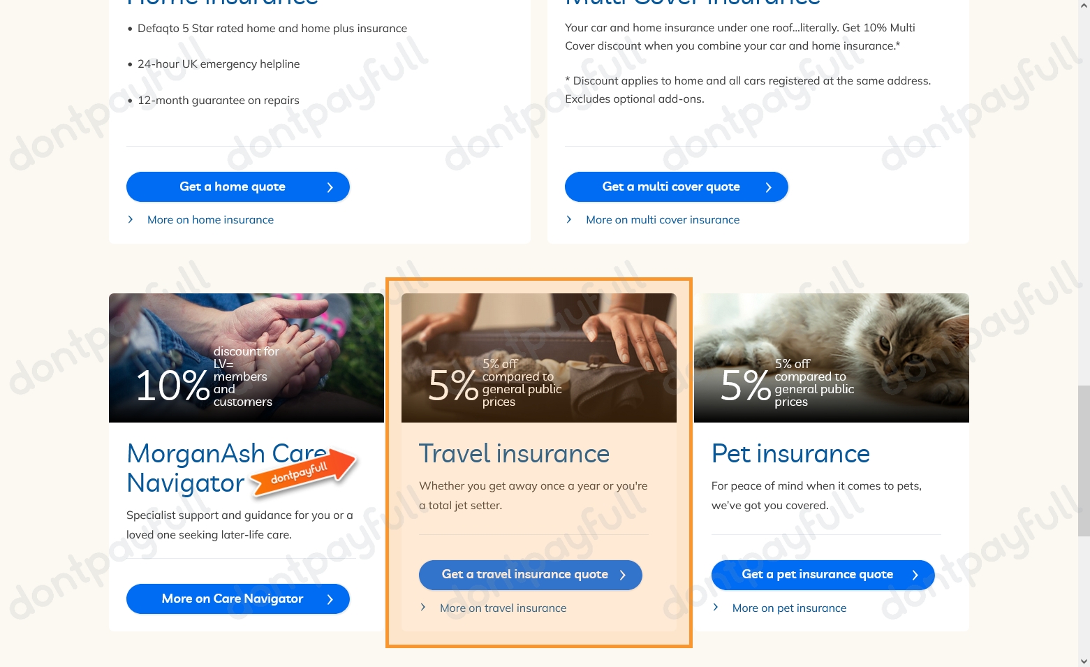 LV= Car Insurance cashback, discount codes and deals
