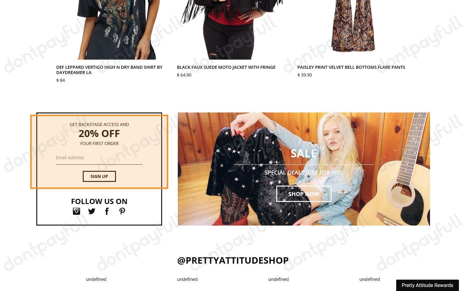 75 Off Pretty Attitude COUPON CODES ⇨ August 2024