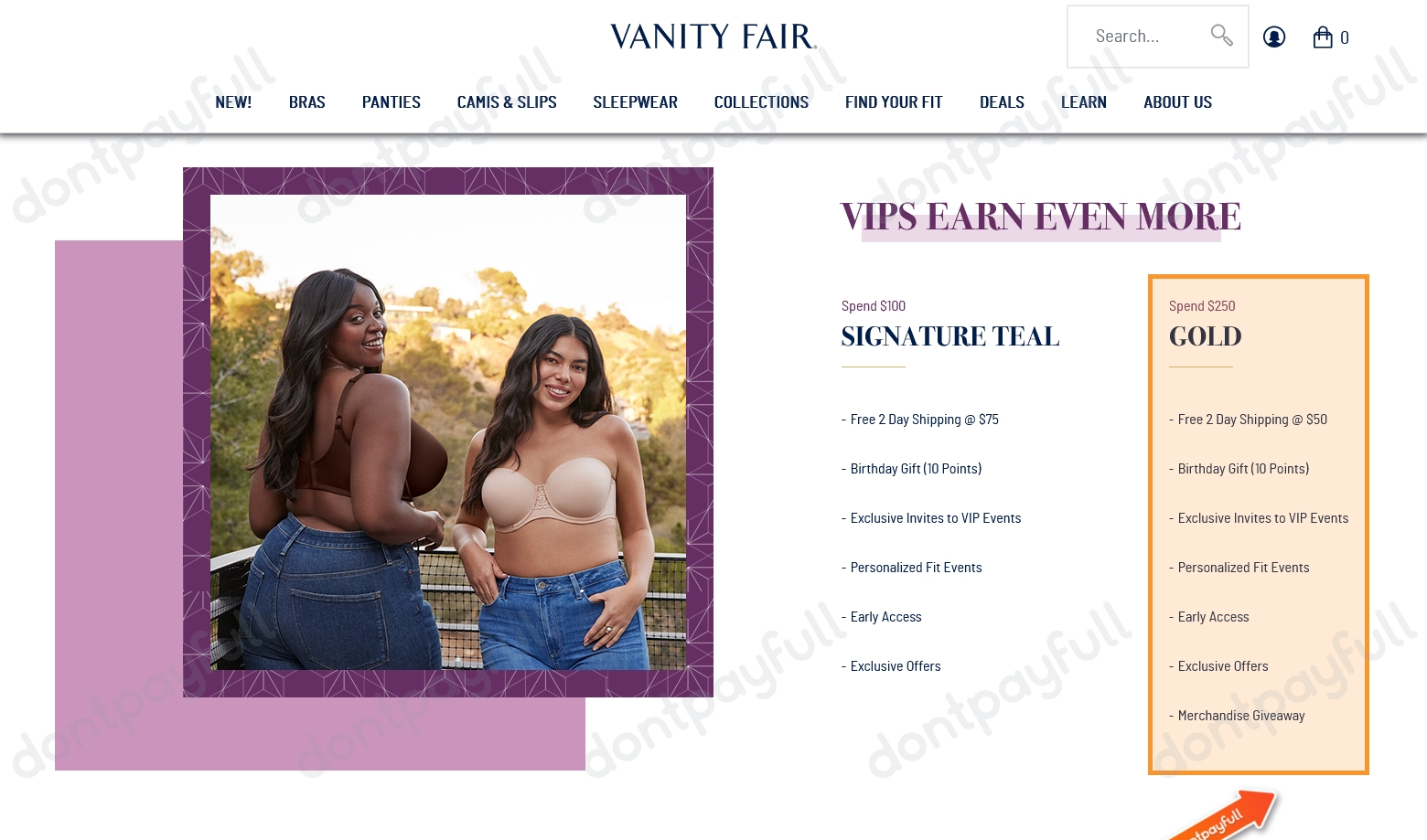 Vanity Fair Lingerie Promo Codes - Save using March 2024 Deals