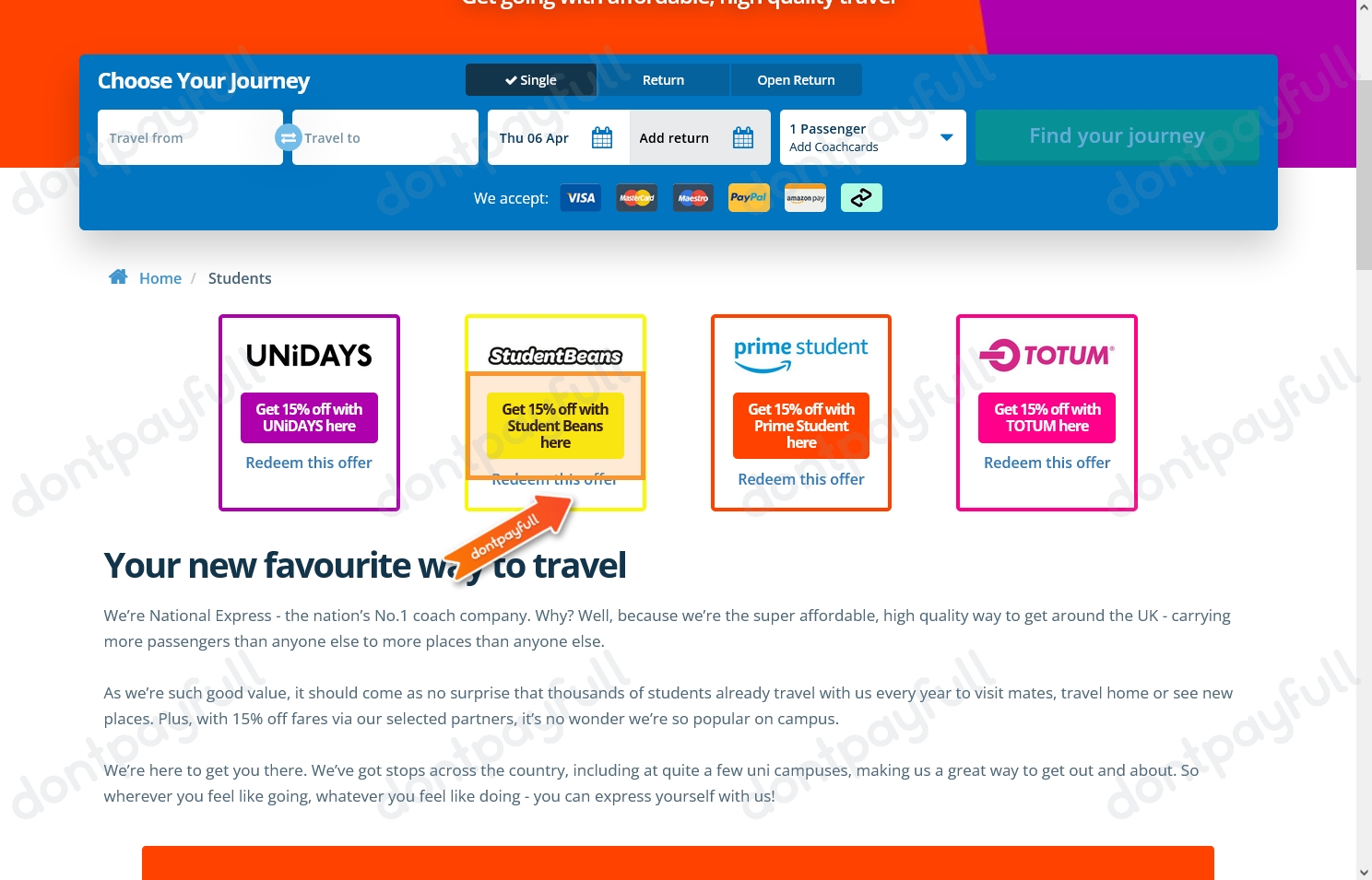 50 Off National Express Discount Code, Voucher Codes 2023