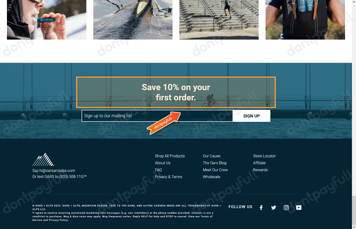 25 Off Oars + Alps DISCOUNT CODES ⇨ September 2024