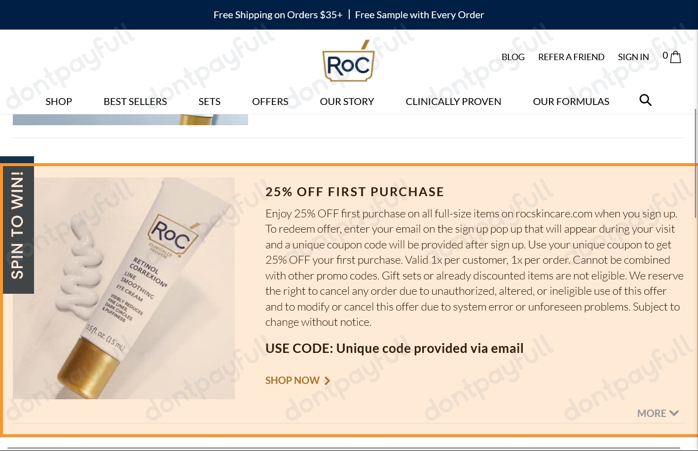 50 Off Roc Skincare COUPON (22 Active) December 2023