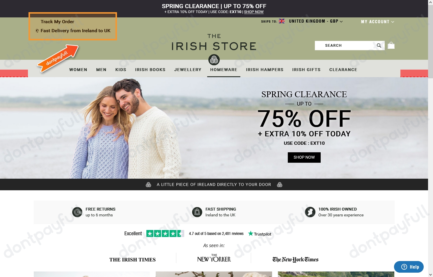70 Off The Irish Store COUPON CODES September 2024