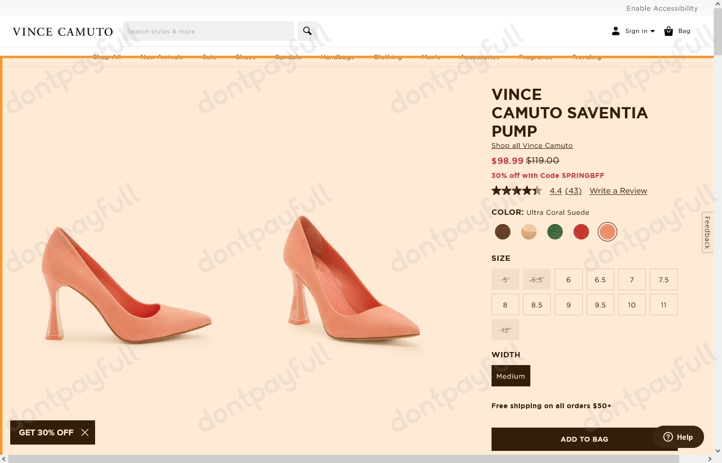 66 Off Vince Camuto Coupon, Promo Codes April 2024