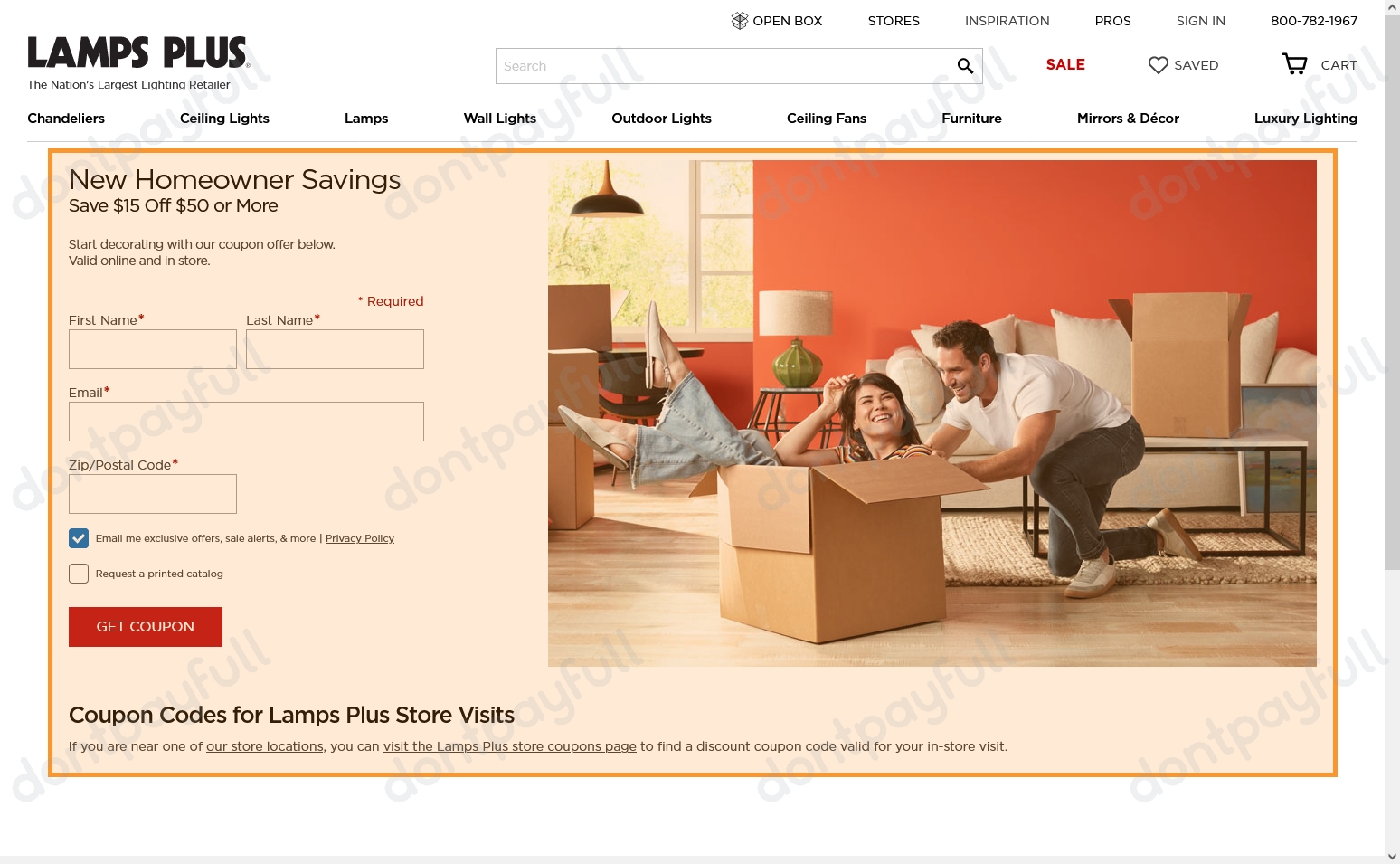 72% Off Lamps Plus Coupon, Promo Codes - May 2024