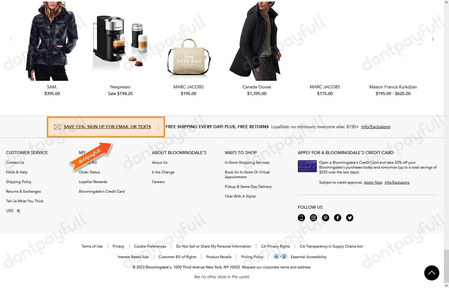 75 Off Bloomingdale's Promo Code, Coupons 2024