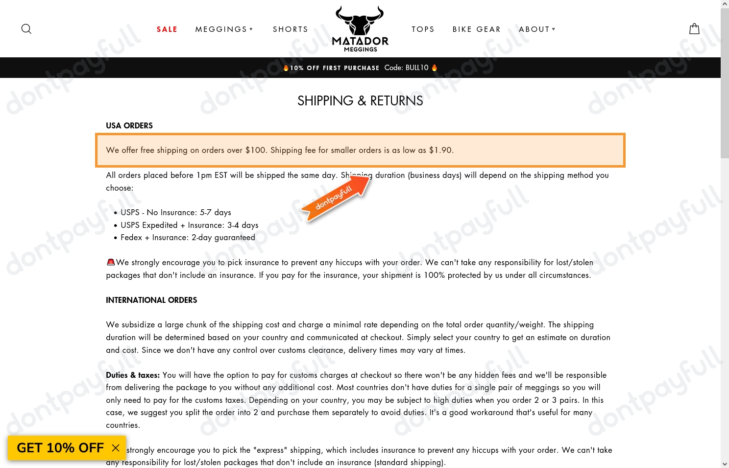 52 Off Matador Meggings Discount Codes, September 2024