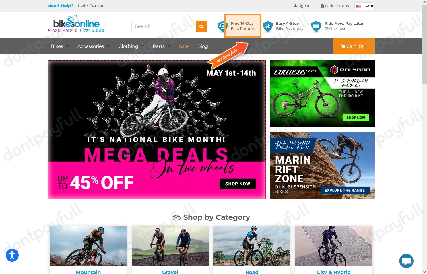 50% Off Bikes Online Discount Code, Coupon Codes