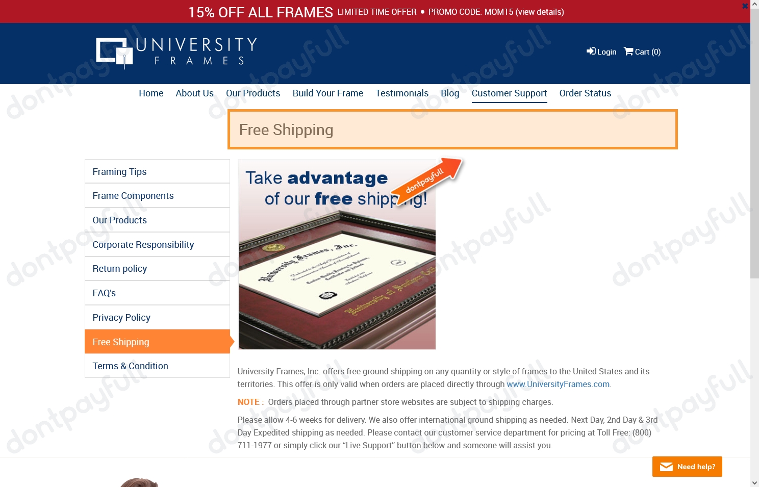 30 Off University Frames COUPON CODES October 2024
