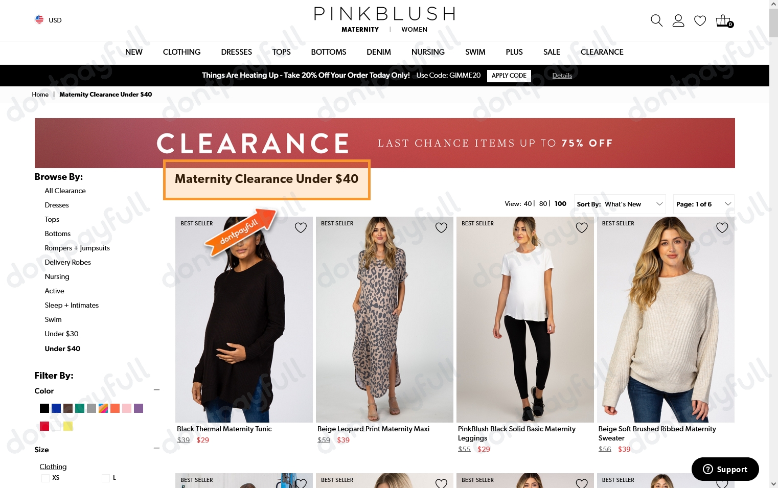 75 Off Pink Blush Maternity COUPON ⇨ August 2024